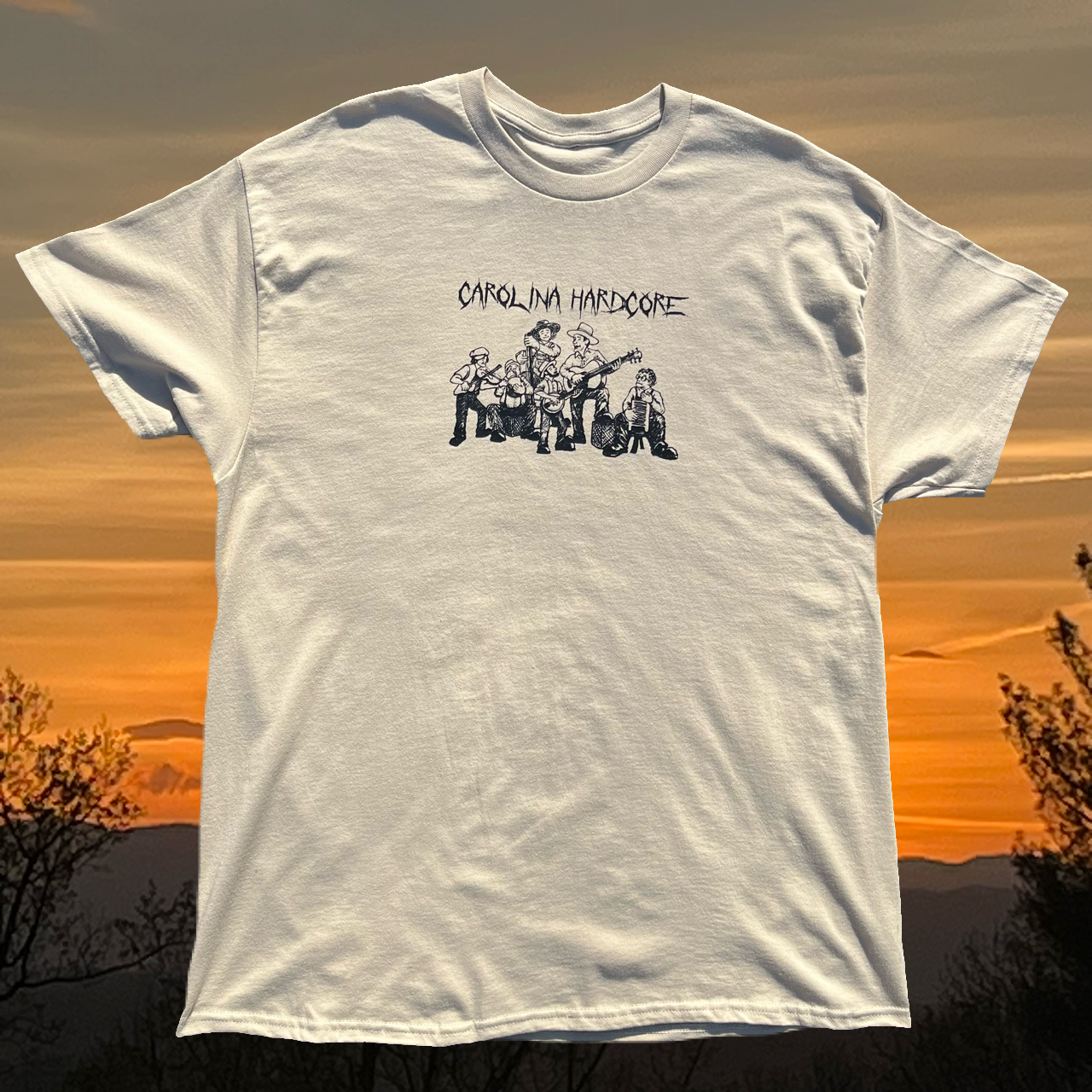 CAROLINA HARDCORE TEE - NATURAL