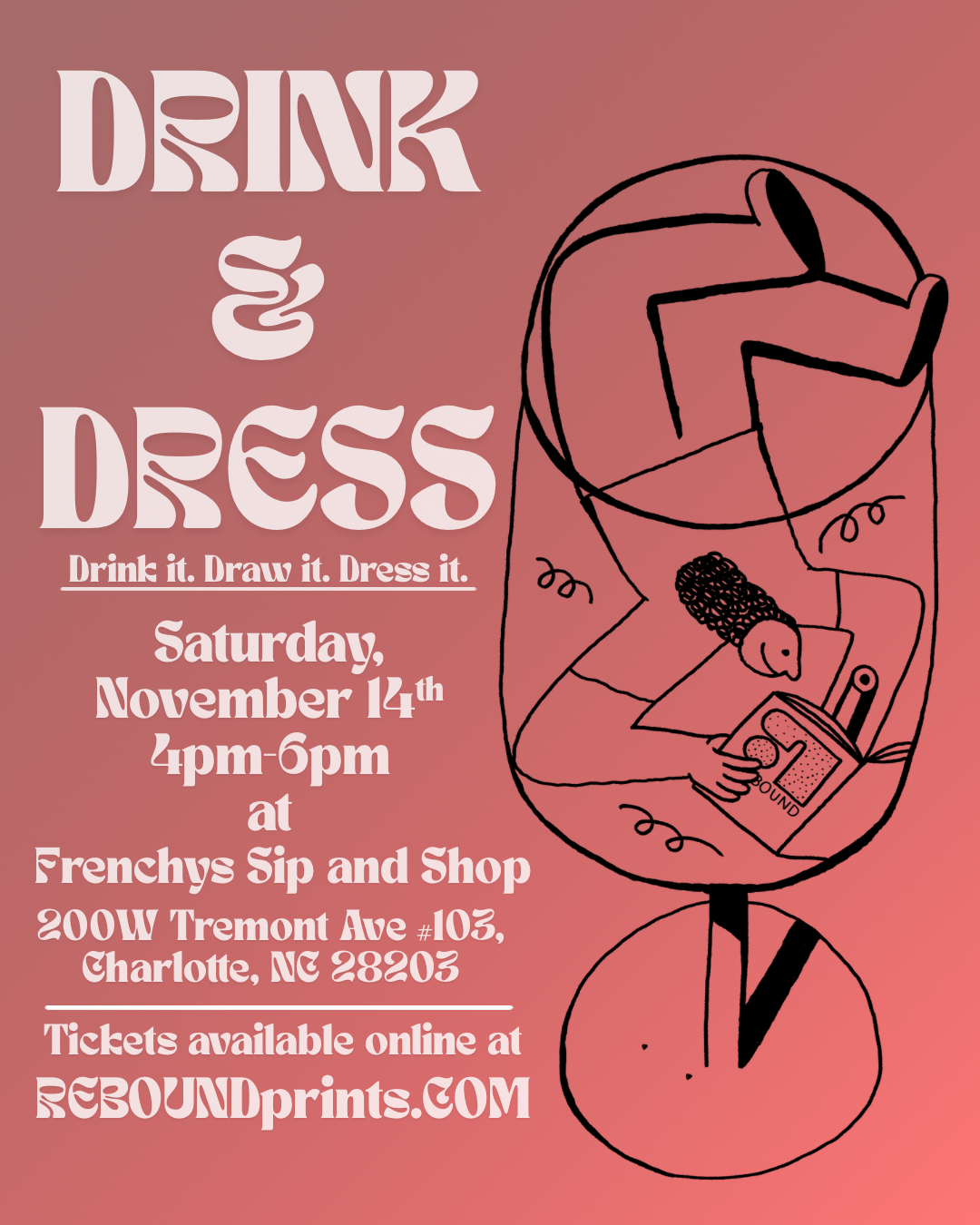 Drink & Dress: Frenchy’s Sip and Shop